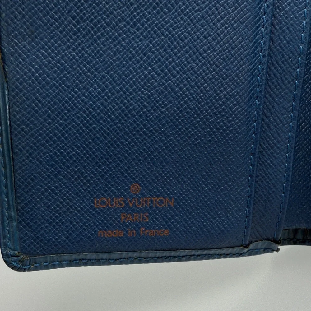 Louis Vuitton 100% Authentic Royal Blue Wallet With Gold Hardware​